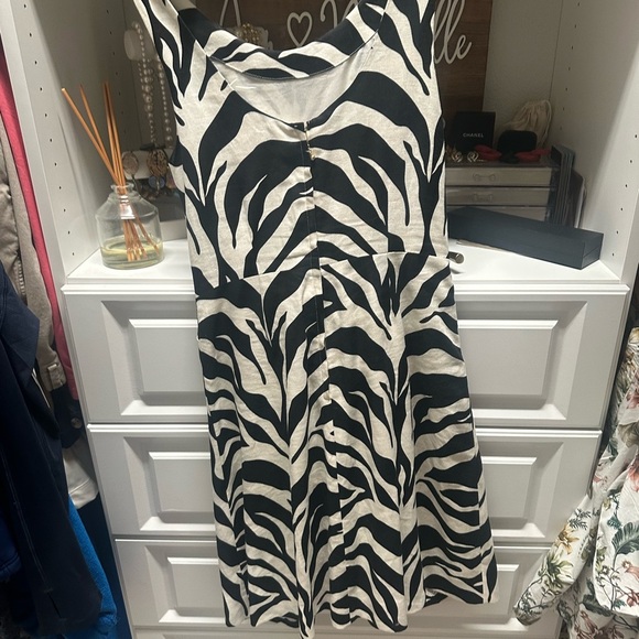 Kate Spade Black and White Zebra Print Dress - Picture 4 of 6